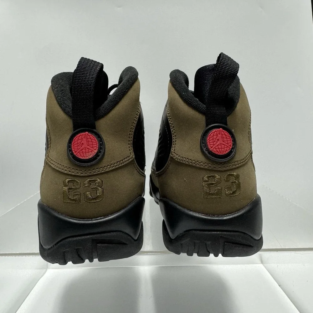 Brand New Nike Air Jordan 9 Retro GS Black Olive HV4574-030 Size 6.5Y Youth